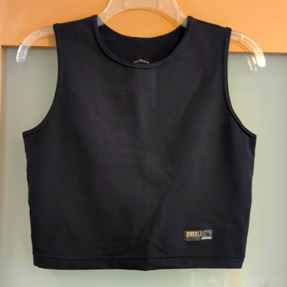Athletic Active Wear Top Sleeveless Cropped Tank